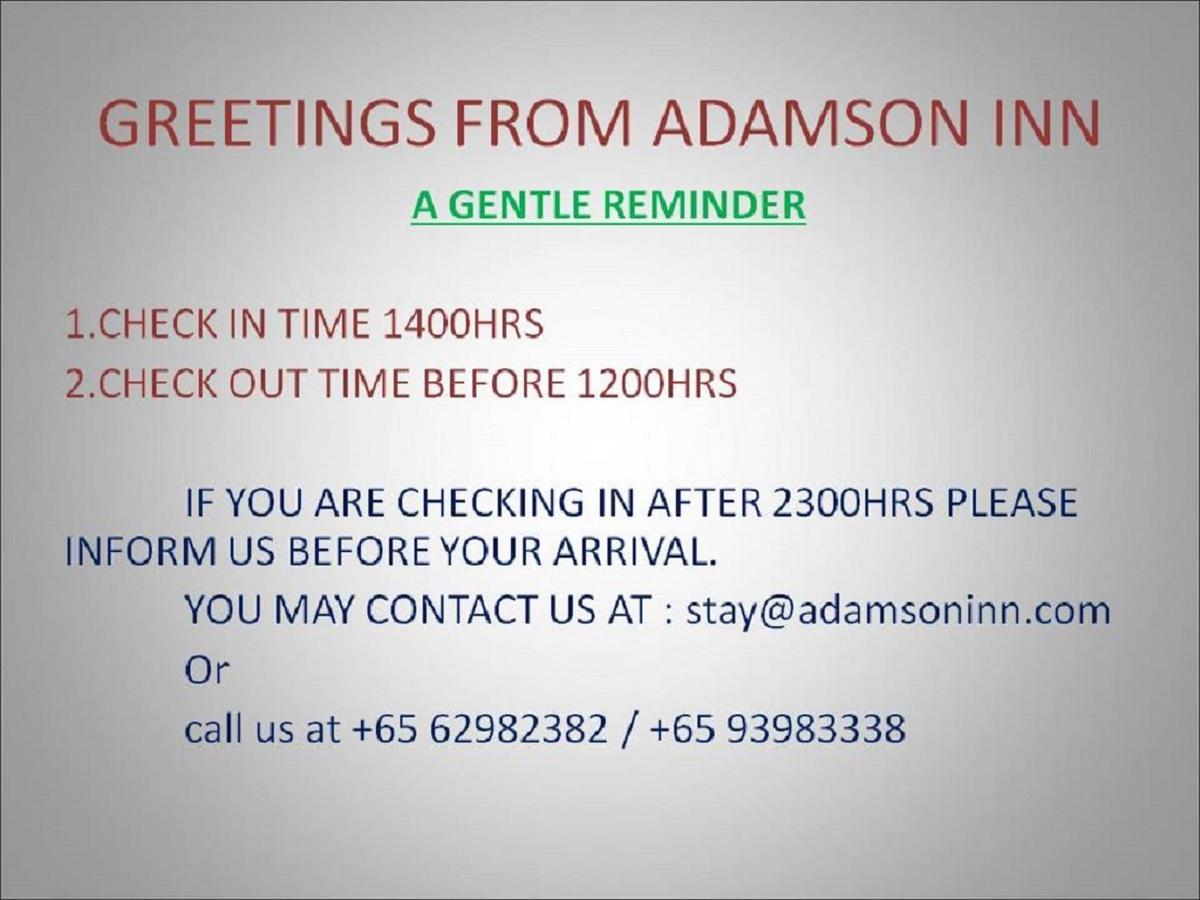 Adamson Inn Singapour Extérieur photo